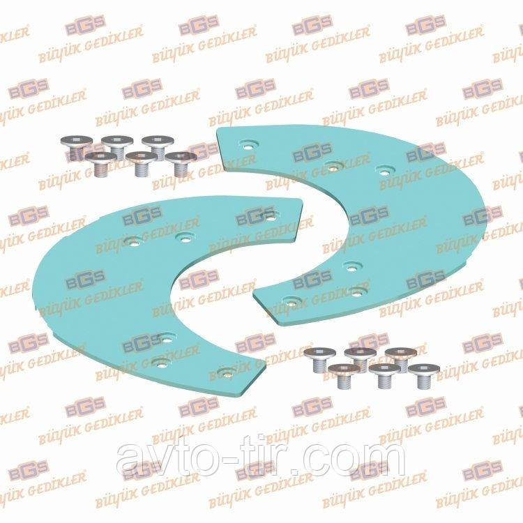 Пластина седла Jost (накладки) с болтами JSK 37, SK 3106-003 Луцк - изображение 1