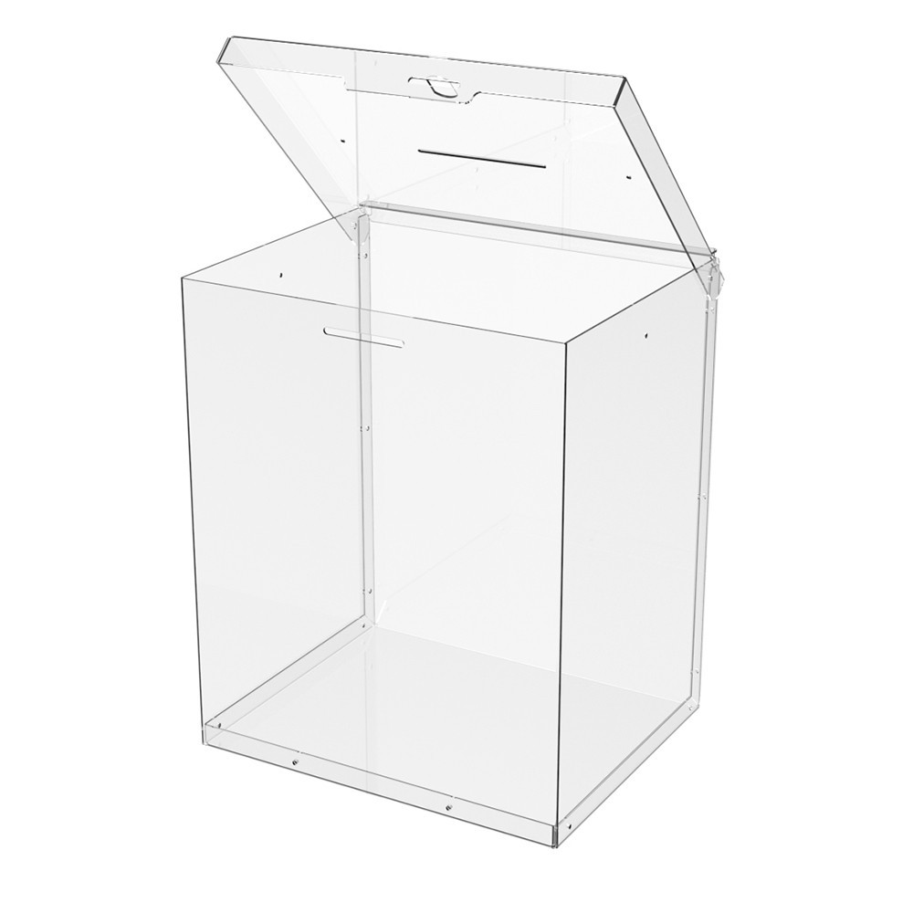 Ящик EKOSTAR с замком для пожертвований и сбора денег 250x200x300. Объем 15 литров Киев - изображение 5