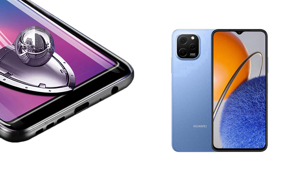 Захисне скло DefenzoGlass для HUAWEI Nova Y61 – подвійна міцність Київ - фото 2