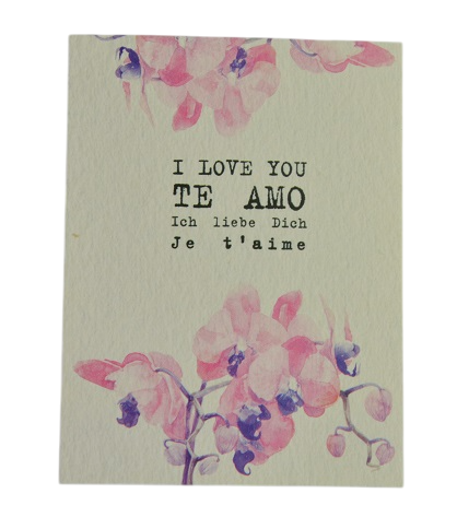 Міні листівка "Te amo" 10х7,5 см Рівне - фото 1