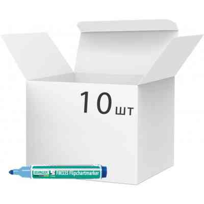 Маркер Stanger для флипчарта, 1-3 мм синий 10 шт (MARKER-FLSTFM335BL10) Винница