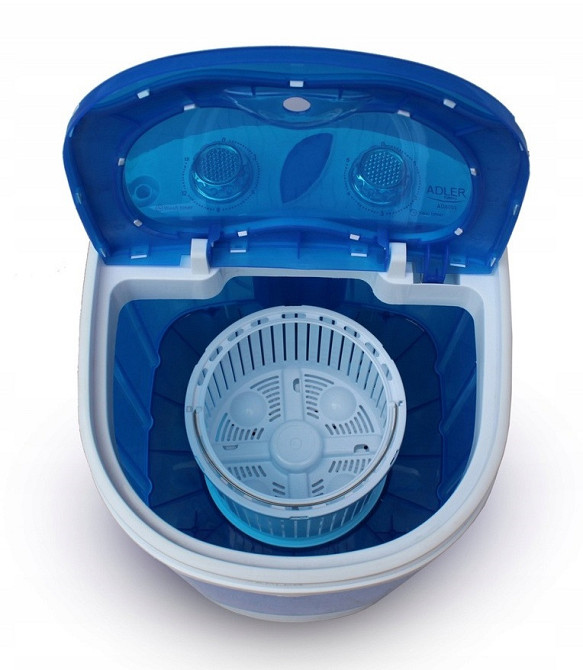 Туристическая стиральная машина до 3 кг переносная с центрифугой Adler AD (8051) 400 Вт Нововолынск - изображение 4