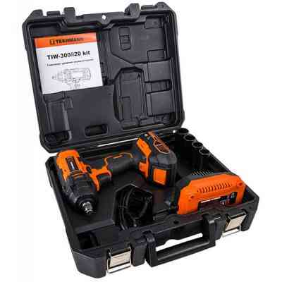 Гайковерт Tekhmann ударний акумуляторний TIW-300/i20 kit (848398) Вінниця