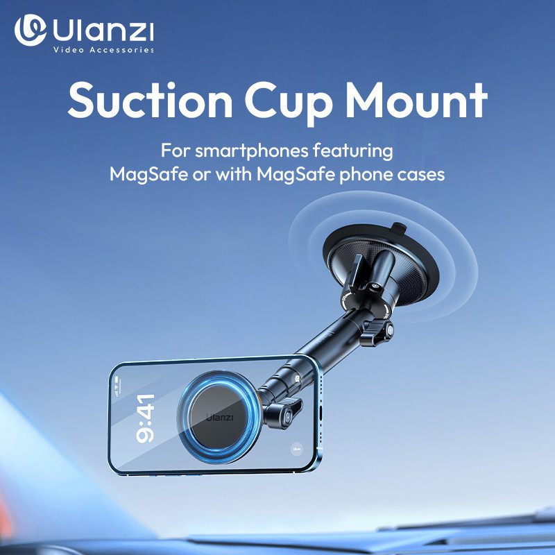 Тримач телефона Ulanzi ZJ06 Suction Cup Mount Одеса - фото 9