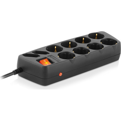 Мережевий фільтр живлення REAL-EL REAL-EL RS-10 Protect, 5m, black (EL122300040) Вінниця - фото 6