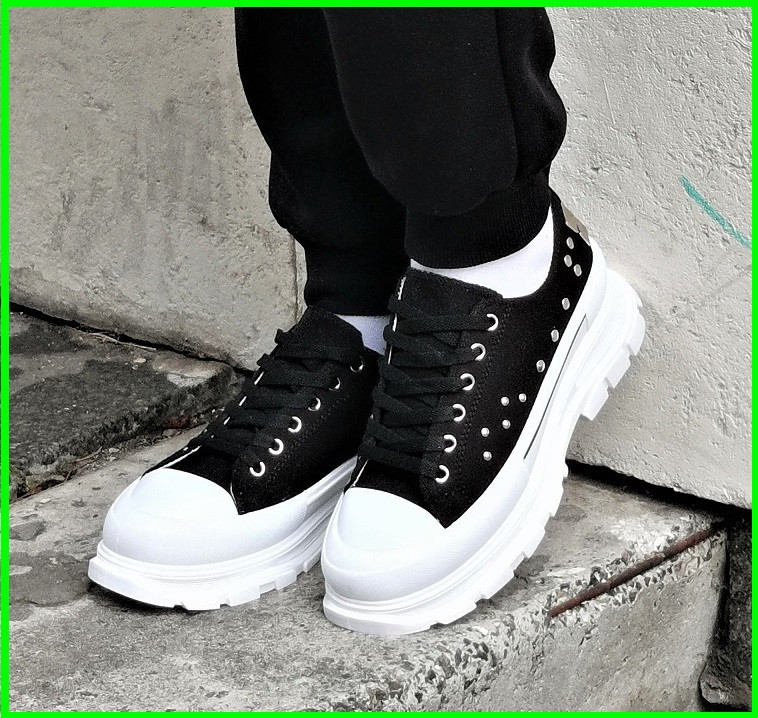 Женские Кроссовки Кеды на Танкетке Чёрные Слипоны Мокасины на Платформе (размеры: 37,38,39,40) - 33-1 Днепр - изображение 3