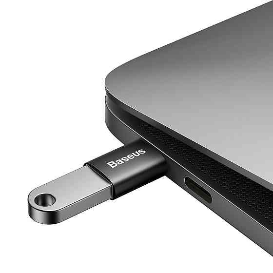 Перехідник Baseus Ingenuity Mini OTG Type-C to USB-A 3.1 ZJQ000001 (Чорний) Николаев