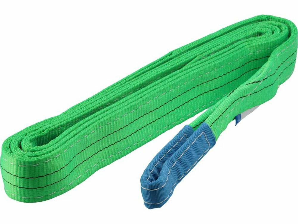 Строп пасовий з поліестеру VOREL 2 петлі по 30 см, заг. l=4 м, шир.- 60 мм, макс. навантаж- 2 т [20] Одесса - изображение 1