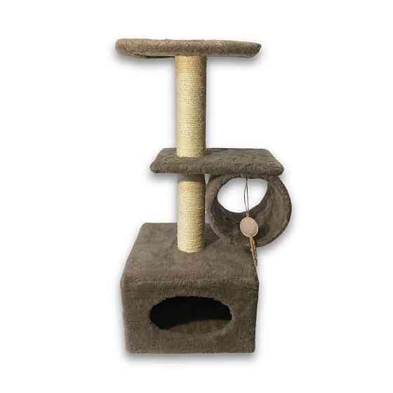 Дряпка Природа Саванна для котив з барабаном капучино 38x38x90 см Київ