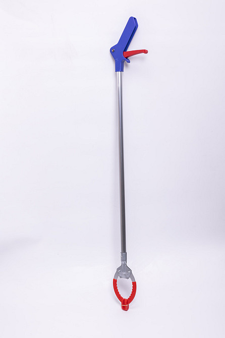 Household Затискач для сміття з довгою ручкою, гумова крайка, професійний інвентар HP-35015-39 Киев - изображение 2