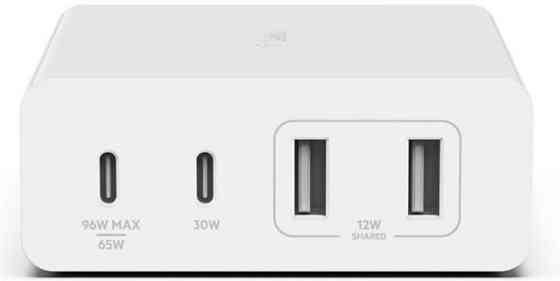 Мережевий зарядний пристрій Belkin Home Charger 108 W Dual USB-С/USB-A (WCH010VFWH) ( 12318 ) Харків