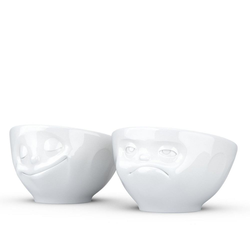 Набор фарфоровых подставок для яиц Tassen Счастья и Хмм (2 штуки) Киев - изображение 3