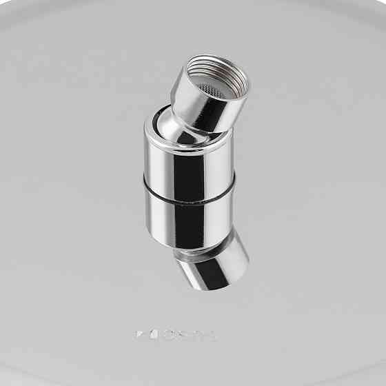 Лійка для верхнього душу Lidz Niagara 125 245 мм округла LDNIA125NKS37518 Chrome Київ