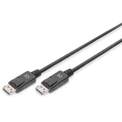 Кабель мультимедийный DisplayPort to DisplayPort 3.0m UHD 4K M/M Black Digitus (AK-340100-030-S) Винница