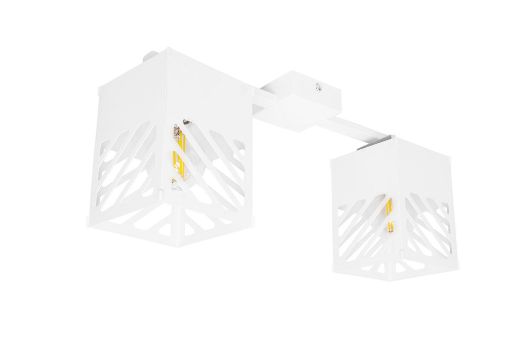 Люстра лофт біла 2 лампи Е27 Urban NL 2410-2 WH Київ - фото 1