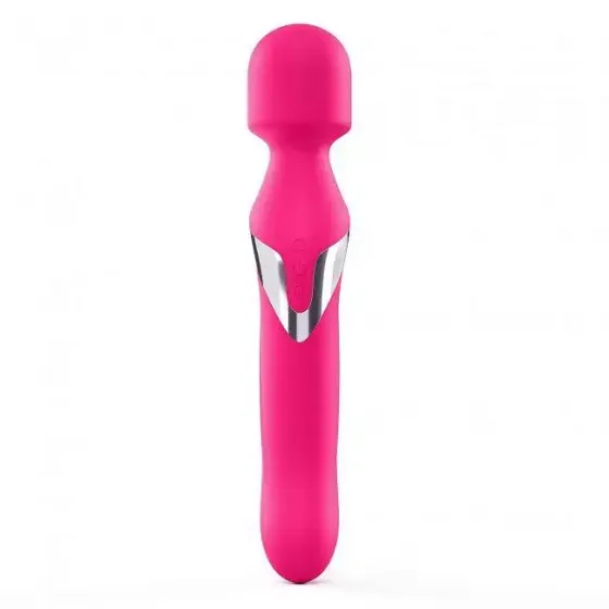 Вібромасажер 2в1 Dorcel Dual Orgasms Magenta класичний масажер і вібратор з перлинним масажем Львов