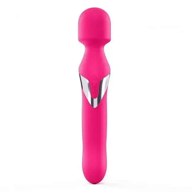 Вібромасажер 2в1 Dorcel Dual Orgasms Magenta класичний масажер і вібратор з перлинним масажем Львов - изображение 3