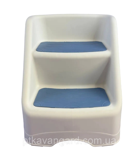 Дитячі підставки-сходинки для ванни та туалету Bimbo BM-85603, розкладні, пластикова, біло-синій Хмельницький - фото 2