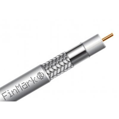 Кабель телевізійний FinMark RG-660, CU, 100м, white (F660BVcu_100_white) Вінниця - фото 1