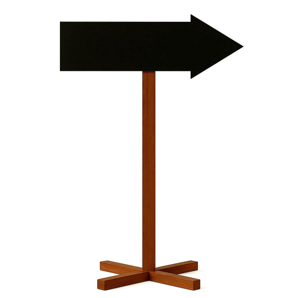 Підлогова стрілка-покажчик "Сантоме" охра-венге Миколаїв - фото 1