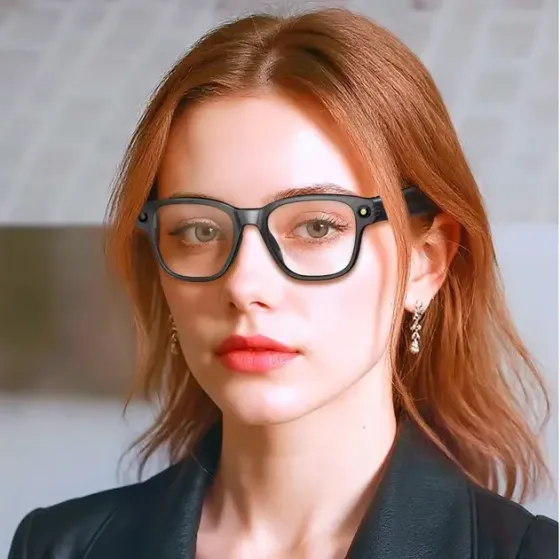 Умные фотохромные очки с камерой 8MP, видеозаписью и встроенным чатом GPT AI Smart Glasses AIMB-G1 Коломия