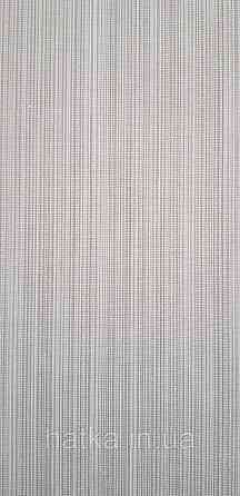 Шпалери вінілові на флізеліні Sintra Adria метрові однотонні тонка смужка структурні сірі із зеленим Київ