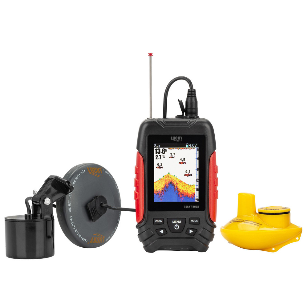 Беспроводной эхолот Lucky FL168LIC-WT цветной дисплей, двух-лучевой Черкассы - изображение 1