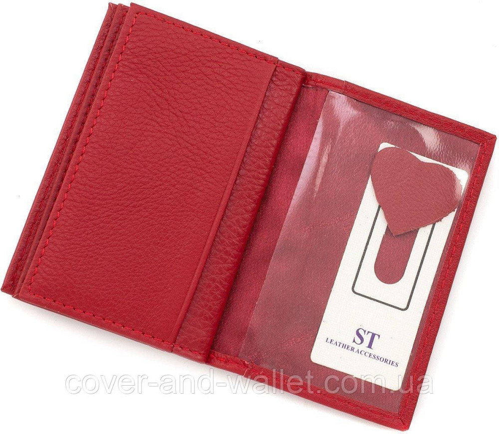 Жіночий шкіряний картхолдер обкладинка на права та Id карту ST Leather Київ - фото 6