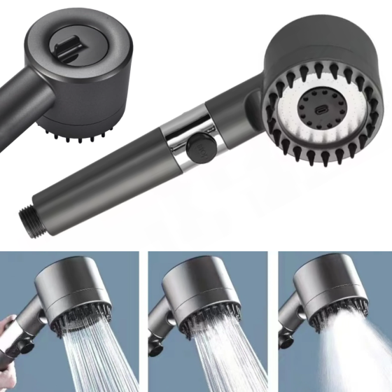 Масажна лійка для душу з фільтром,3 режими SBR Київ