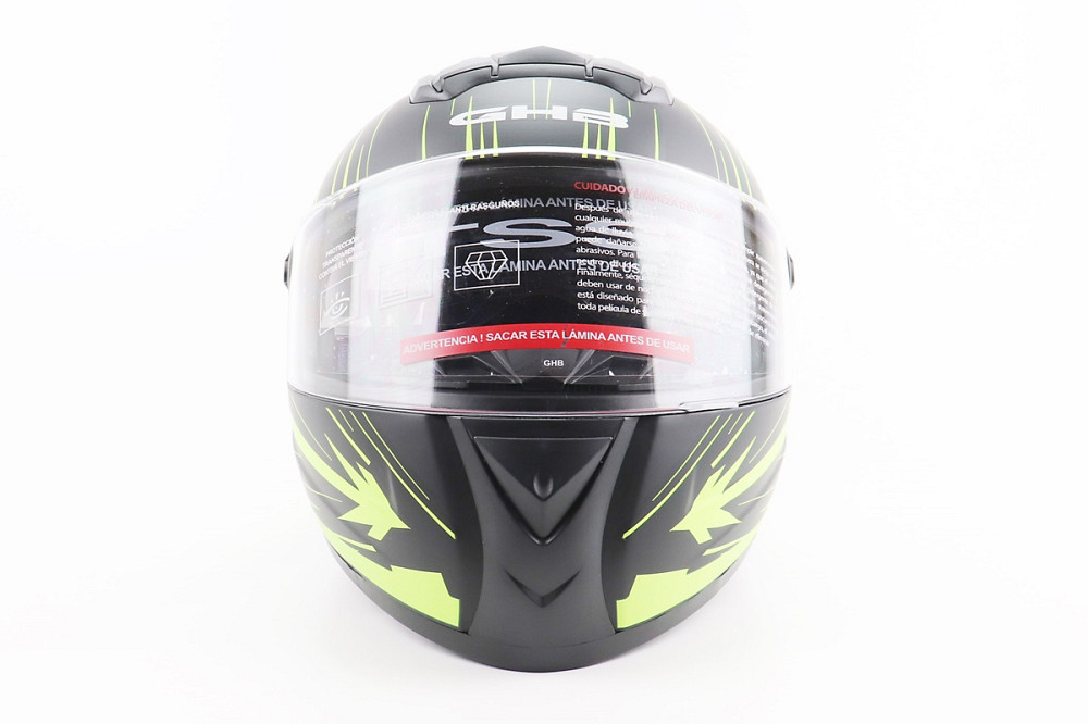 Шолом інтеграл, закритий (сертифікація DOT)+відкидні окуляри BLD-М61 M (57-58см), ЧОРНО-ЖОВТИЙ (флуоресцентний) Київ - фото 4