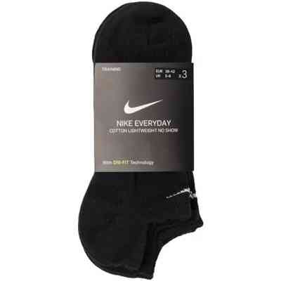 Шкарпетки Nike U NK EVERYDAY LTWT NS 3PR SX7678-010 38-42 3 пари Чорні (888407239205) Вінниця