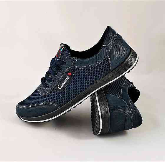 Кросівки Чоловічі Сіточка Сині Літні (розміри: 41) Відео Огляд Дніпро