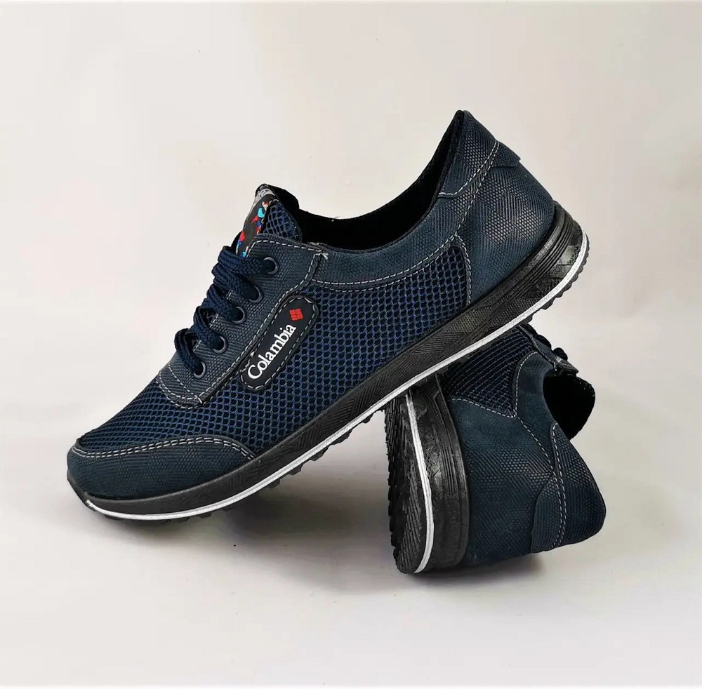 Кросівки Чоловічі Сіточка Сині Літні (розміри: 41) Відео Огляд Дніпро - фото 3