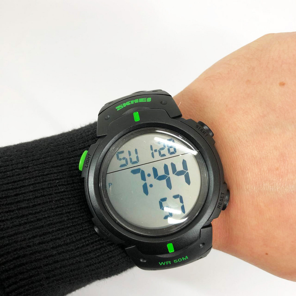 Часы армейские оригинал SKMEI, Часы для кемпинга с водозащитой Мужские круглые спортивные WJ-30 Львов - изображение 3