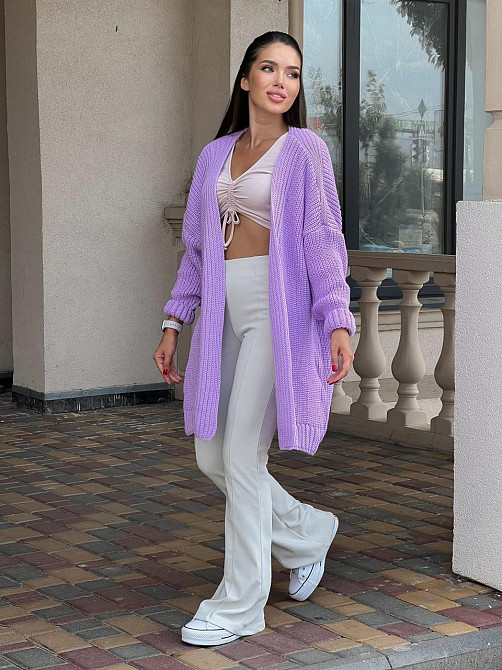 Жіночий в'язаний яскравий кардиган оверсайз. 44-56р. Київ - фото 7