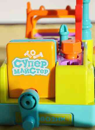 Машинка Конструктор с инструментами Музыкальная, Свет, открыв капот. Харьков