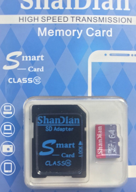 Карта памяти 64gb A1 Новая. Киев - изображение 2