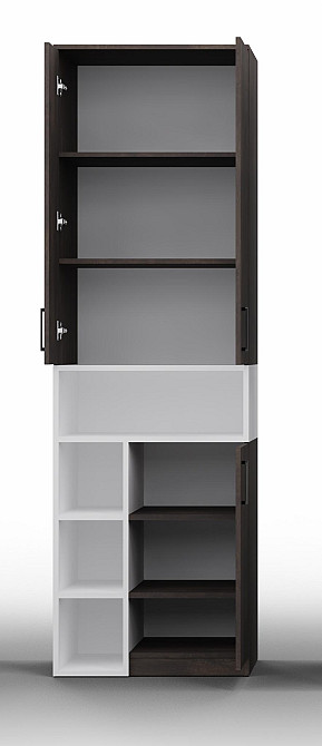 Шкаф для одежды Tetris Т-2, Антрацит, 650/520/2100 Львов - изображение 7