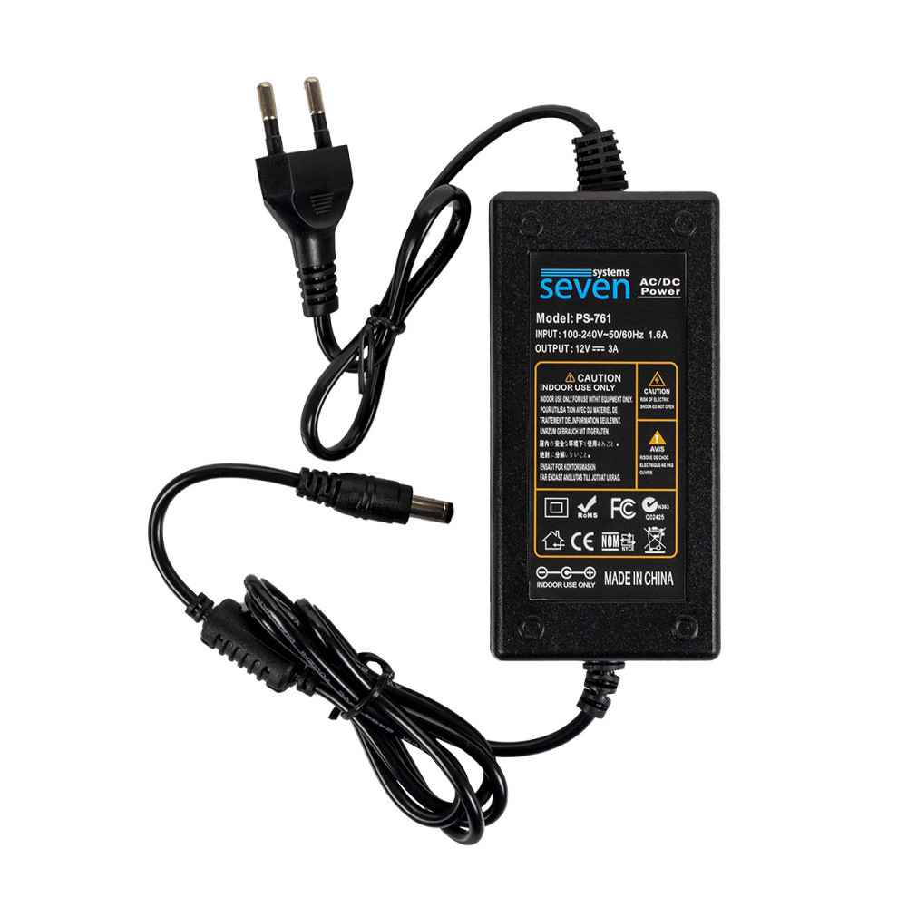 Блок питания 12В/3А SEVEN PS-761 Киев - изображение 3