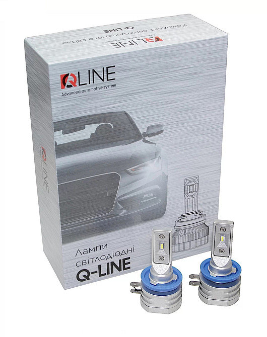 Лампы светодиодные Qline Alpha H11Bv2 6000K (2шт) Харків - фото 2