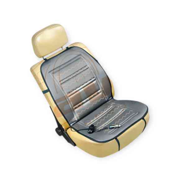 Накидка подогревом сиденья+спинка низкая серая 12в, 60вт с Мукачево