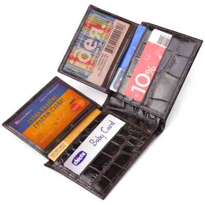 Портмоне Canpellini Из натуральной кожи Коричневое (21521) Винница