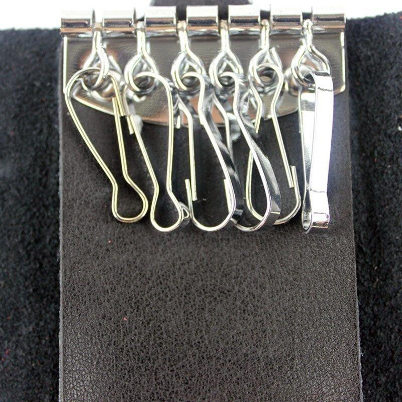 Стильная кожаная ключница Vintage 14934 Черная Киев - изображение 1