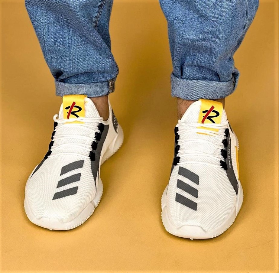 Кроссовки Мужские Белые Тканевые Boost Пенка (размеры: 40,41) Днепр - изображение 3