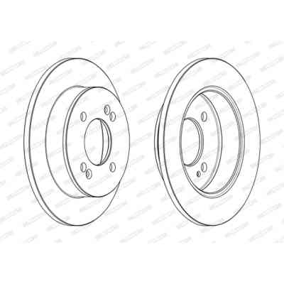 Тормозной диск FERODO DDF2655C Винница