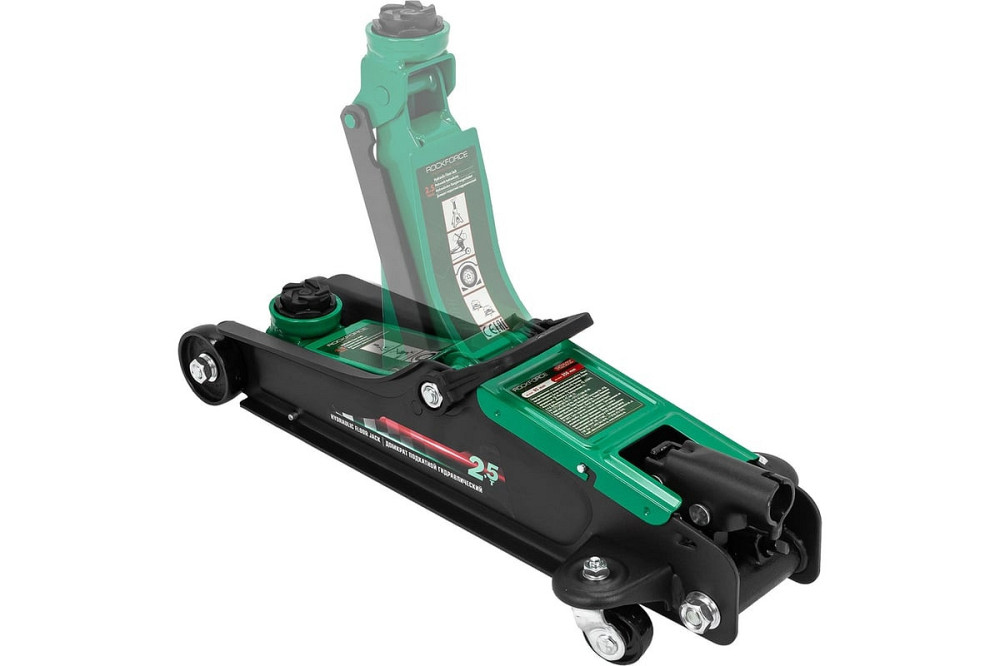 Домкрат підкатний 2.5т (85-350мм) Rockforce RF-TH32505C Одеса - фото 2
