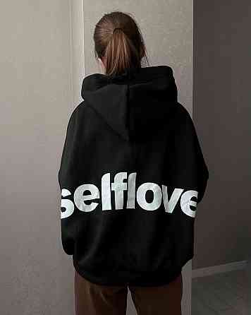 Жіноча стильна тепла худі оверсайз якісна трьохнитка на флісі Одеса