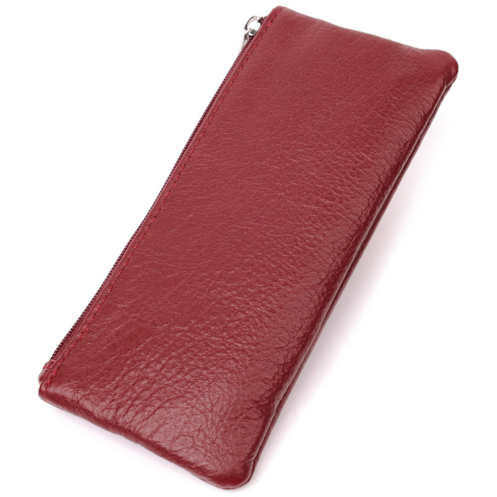 Вместительная ключница из натуральной кожи Бордовый (ST Leather) Киев - изображение 6