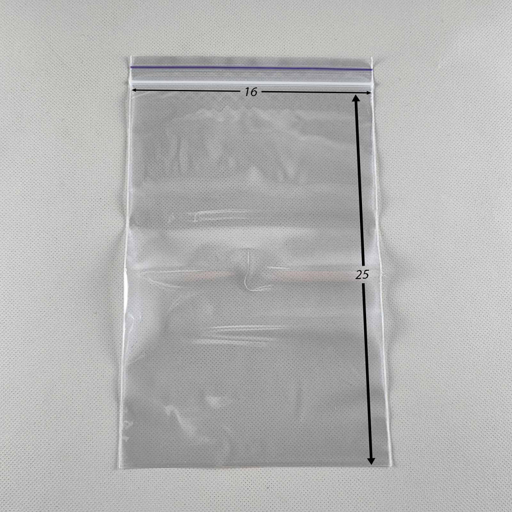 Пакет с замком Zip-lock 16x25 (100шт) (1 пачка) Харьков - изображение 2