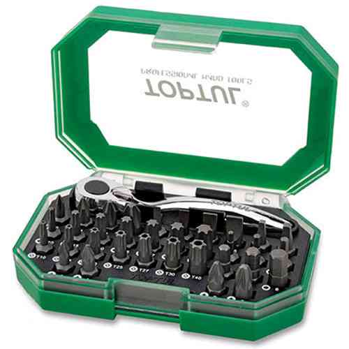 Набір біти + тріскачка TOPTUL 1/4" 35ед. GACW3503 Чернігів